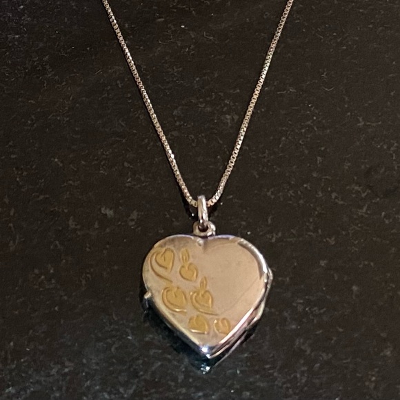 Sterling Silver Engraved Heart Locket - Picture 4 of 8